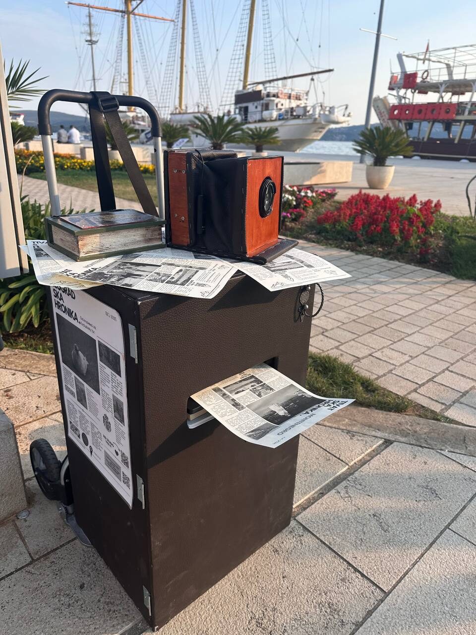 RID Studio case set up on the coast